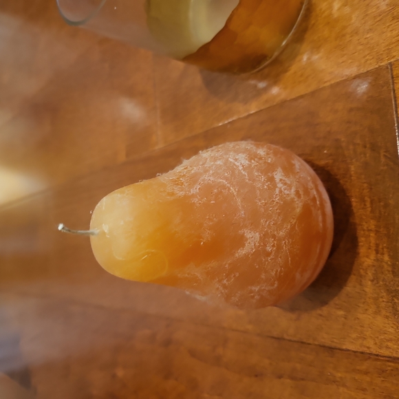 Pear Candle and Candle Holder - Picture 3 of 3